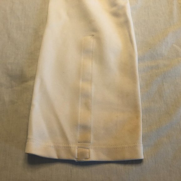 Easton White Black Piping Baseball Pants with Adjustable Length Size Med… - Picture 7 of 10